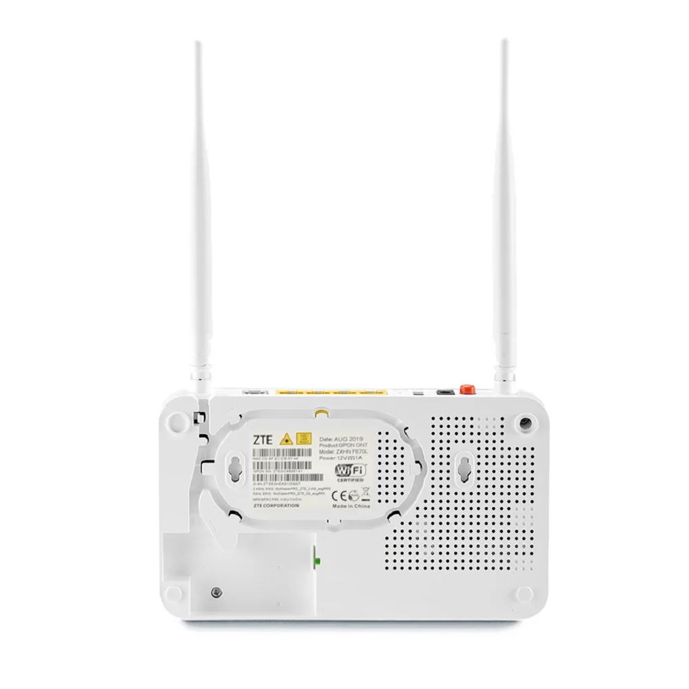 Original Zxa10 F670l Gpon Onu 4ge Mais 1tel Wifi 2.4ghz & 5ghz Inglês Firmware Ftth Fibra Óptica Terminal Ont 100 - Image 2