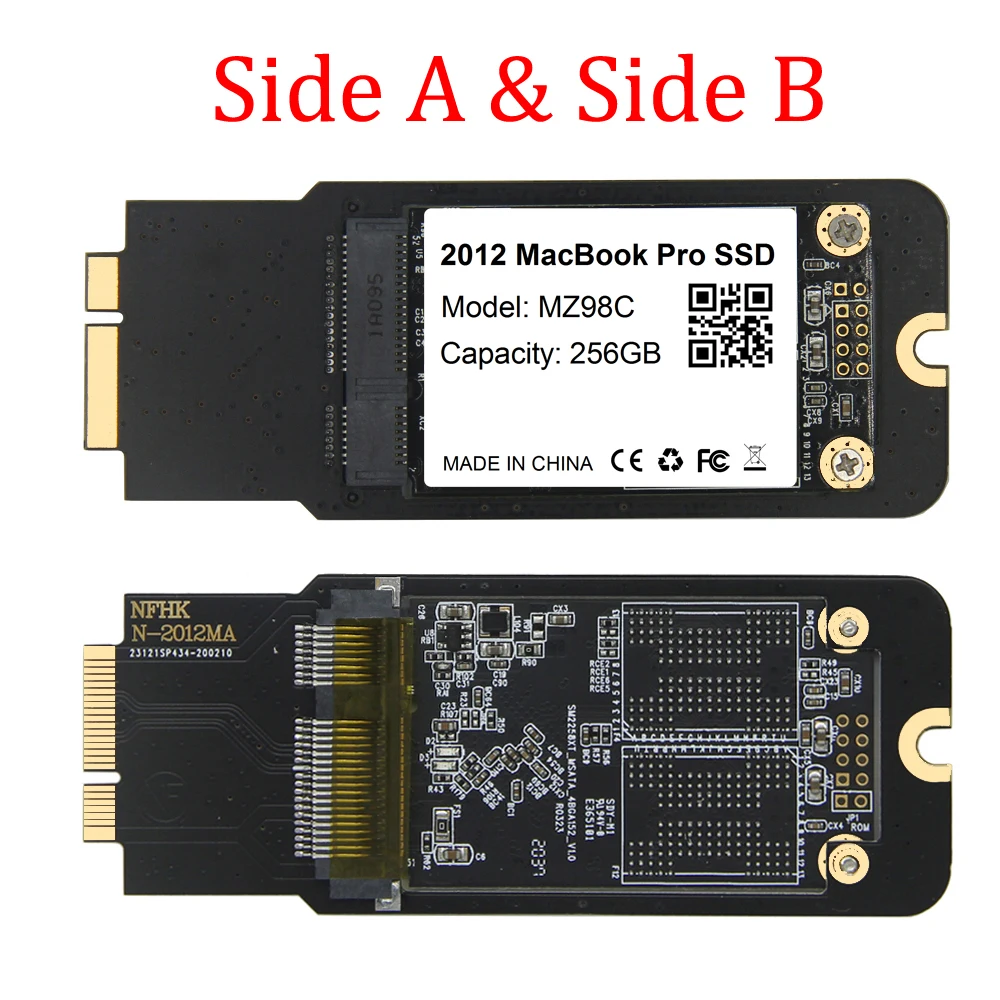 New 256GB SSD For Apple Macbook Pro A1425 A1398 Mid2012-Early2013 Solid State Disk EMC 2557 EMC2672 2512 2673 Mac HD