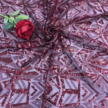 

Luxury african lace fabric high quality french guipure lace fabric 2019 new arrival sequins lace fabric for party J2425