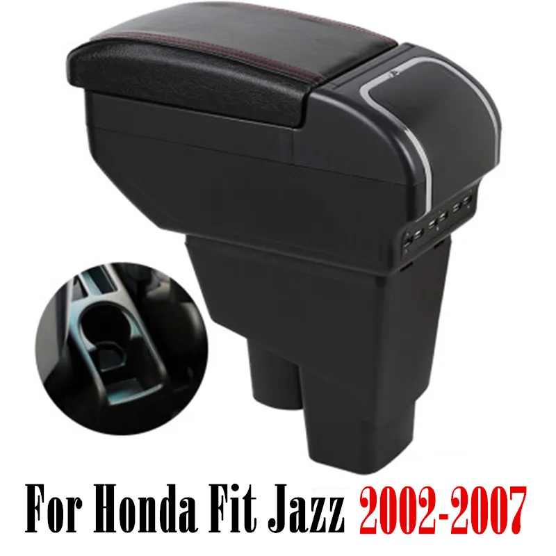 

Arm Rest Rotatable For Honda Fit Jazz 2002-2007 Hatchback Center Centre Console Storage Box Armrest 2003 2004 2005 2006 2007