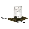 M2EE Mini Refillable Pocket Heater Mini Reusable Hand Warmer Zinc Alloy Small Warmer Burner for Camping Skiing Fishing Hiking 4