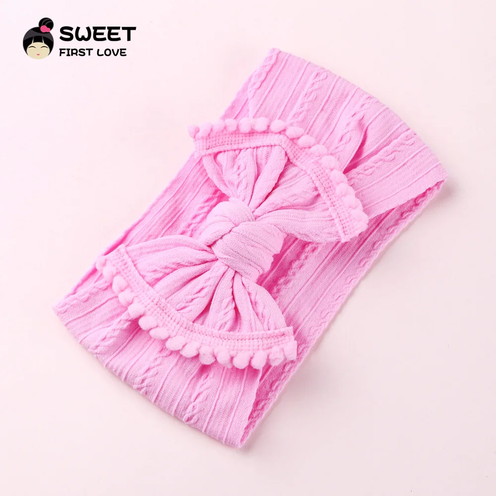 Goocheer модные милые детские mяdchen Kinder Bogen Knoten Haarband Stirnband Эластичный Тюрбан Kopf wicceln
