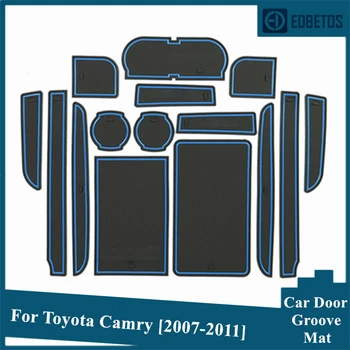 

Camry 2007 2008 2009 2010 2011 XV40 Rubber Mat Non-slip Interior Cup Pad For Toyota Camry XV40 Car Door Groove Mat Carpet