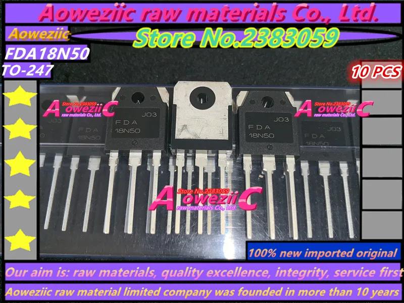 Aoweziic+ импортный 18N50 FDA18N50 TO-3P полевой транзистор 18A MOS 500V