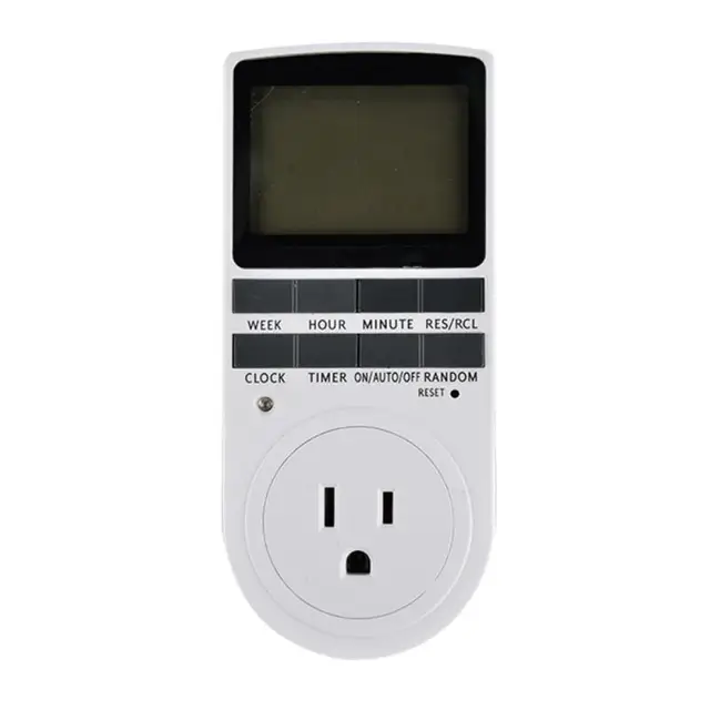 Electronic Digital Timer Switch EU UK US  Kitchen Timer 24 Hour Cyclic Programmable Timing Socket Energy Saving Digital Kitchen US Plug