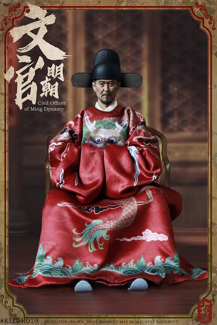 В наличии 1/6 весы Коллекционная KLG-R019 династии Мин древняя официальная фигурка 12 дюймов модель для фанатов подарки