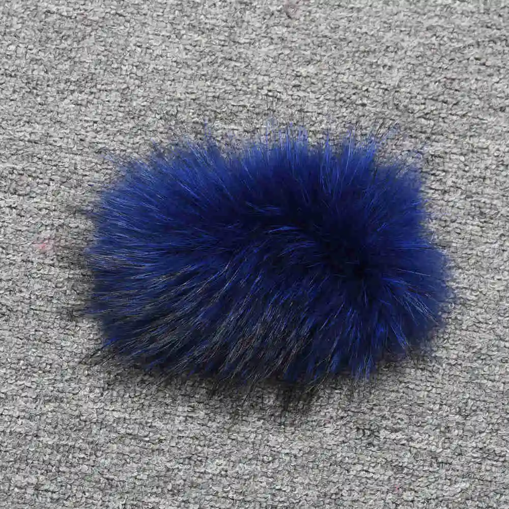 Royal Blue Raccoon Зимнее пальто из натурального меха енота с воротником Женская Толстая теплая меховая куртка большой пушистый мех Женская мода роскошный стиль S7556 - Цвет: Royal Blue Raccoon