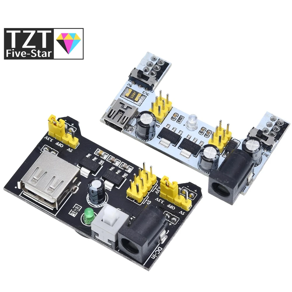 MB102 макетная плата модуль питания/MB102 белая выделенный силовой 2 way 3 V 5V MB 102 Без