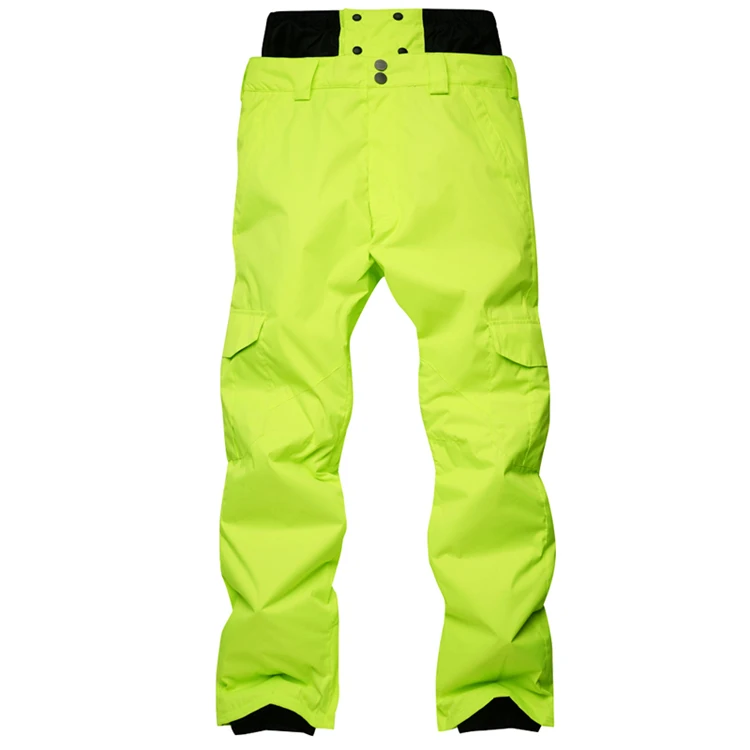 Зимние мужские 10K водонепроницаемые Сноубордические штаны лыжные штаны дышащие зимние брюки мужские s термальное катание на сноуборде и лыжах брюки-30 градусов