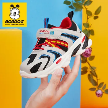 

BOBDOG house baby shoes non-slip breathable Kids Running Shoes Lightweight Sports Outdoor Sneakers BX9322