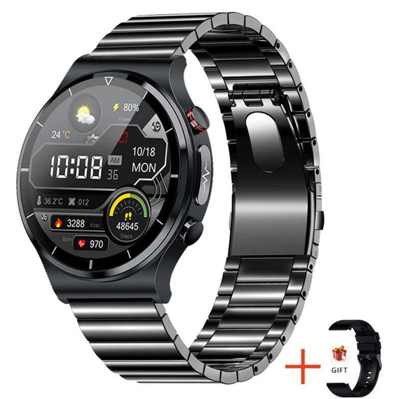 New Health Smart Watch Mens Blood Pressure Heart Rate ECG Watches Waterproof Sport Fitness Tracker Smartwatch For Huawei Xiaomi 