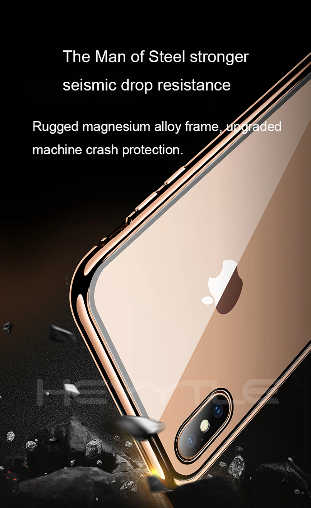 Защитный металлический магнитный чехол из закаленного стекла для iPhone 11 Pro MAX XS XR X 8 7 6 6s Plus, двусторонний стеклянный Магнитный чехол