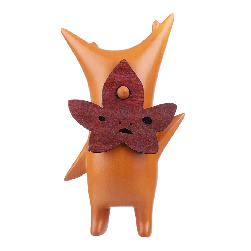 木製の穀物の樹脂の装飾品森ウィザード木製korogu伝説zel-ダ息野生の庭