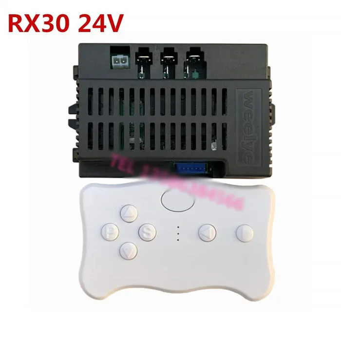 

7pins wellye Children electric toy car receiver 24V bluetooth remote control, RX30-24V with smooth start 2.4G transmitter