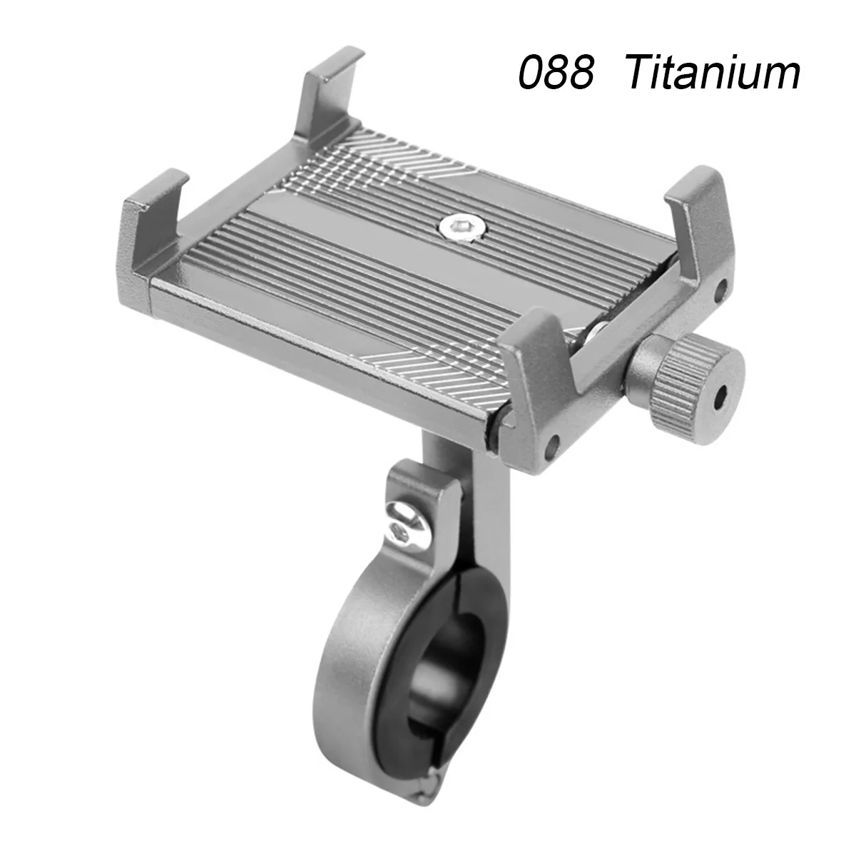 Titanium 088 Алюминиевый сплав 360 ° 180 ° Вращение держатель велосипеда мотоцикл велосипедный удлинитель руля для Мобильный телефон gps крепление - Цвет: Titanium 088