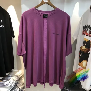 

PEACEMINUSONE VINTAGE COTTON T-shirt Men Women 1:1 High Quality Solid Color PEACEMINUSONE Tee Hip Hop Oversize T-shirts Tops