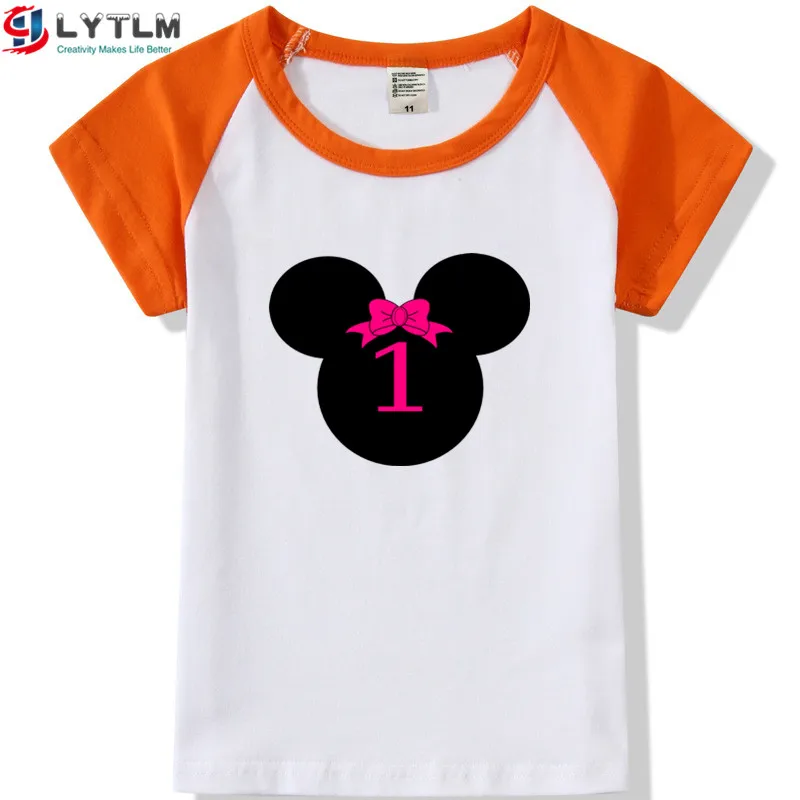 LYTLM/топы для маленьких девочек с днем рождения, 1 год, футболка для девочек Enfant camiseta infantil, летняя одежда для маленьких девочек, рубашки для маленьких девочек