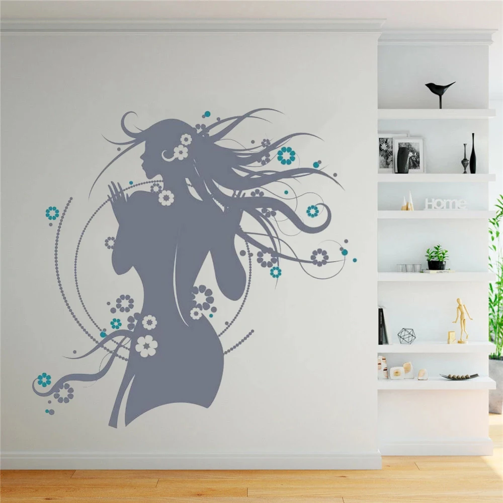 

Nail Beauty Salon Wall Stickers For Home Store Decor Murals Women Hair Nail Beauty Salon Decals Vinyl Waterproof Poster DW21678