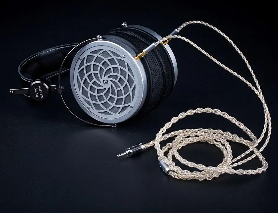 MUSIC MASTER 108MM T1000 Planar Plate Diaphragm Bass Hifi Audiophile Wooden Headset Headphone Earphone Susvara 1266 LCD3 HD820