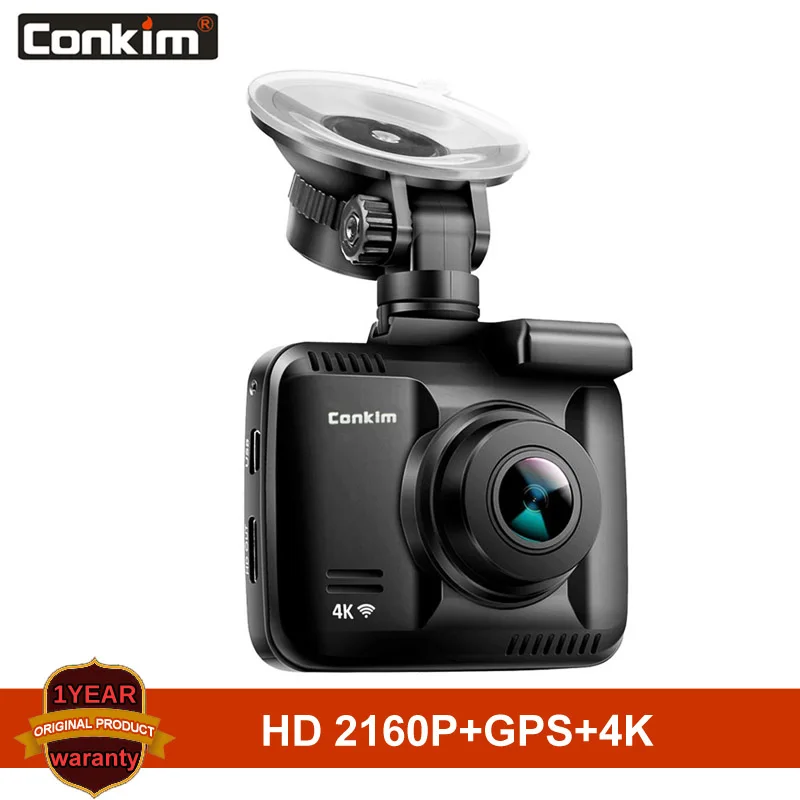 Conkim Car Dash Camera рекордер wifi GPS HD DVR GS63H 4K Ultra 2160P Автомобильный регистратор Wifi камера 32