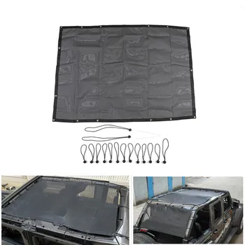 

Sun Shade Top Cover Star Roof Mesh for Jeep JL 2018 2019 Parts Provides UV Protection Cover