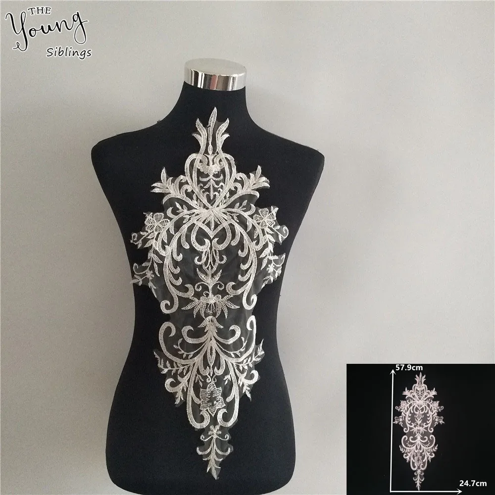 

New arrive Embroidery Lace neckline Tulle Sewing DIY Clothing Design Decorate Lace Collar Accessory Craft supplies Scrapbooking