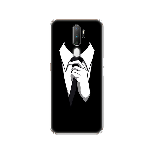 For Oppo A9 A5 2020 Case Soft TPU Phone Shell Back For OPPOA9 OPPOA5 A 9 Coque A 5 Cover Silicon Protective Funda 6.5" cat