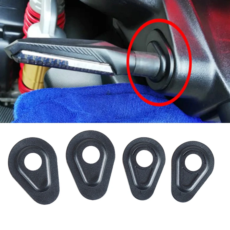 8 Pcs (2 Sets) Motorcycle Bikes Turn Signal Light Indicators Spacers