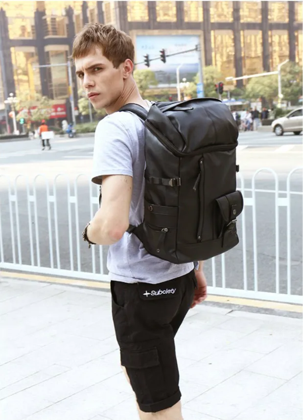 Брендовый кожаный рюкзак, мужской рюкзак, для путешествий, Sac A Dos Homme, мужские рюкзаки из натуральной кожи, мужские повседневные Рюкзаки Zaino