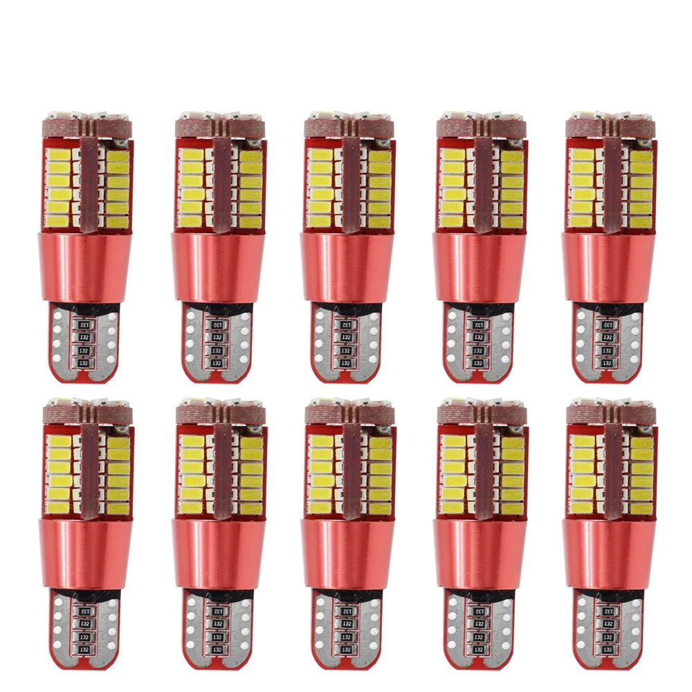 Hviero T10 led 168 192 2825 w5w super bright 57 SMD 3014 LED 57smd CANBUS Auto Wedge marker Light bulb Car Clearance lamp 12V