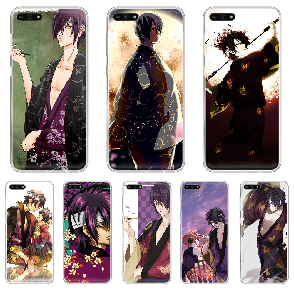 Чехол для телефона GINTAMA Takasugi Shinsuke корпус HUAWEI honor mate 8 9 10 20 30 A S X i pro lite прозрачный