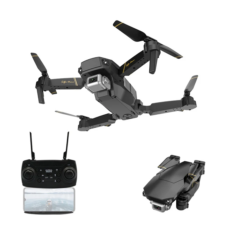 Универсальный Дрон GD89 wifi FPV 1080P HD камера складной Радиоуправляемый Дрон с режимом удержания высоты RC RTF Квадрокоптер самолет - Цвет: 480P