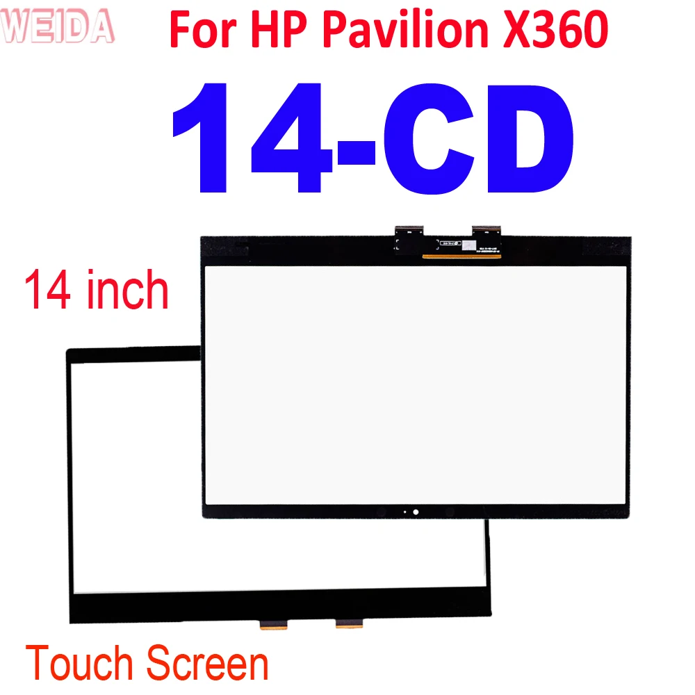 14 inch Touch For HP Pavilion X360 14-CD 14CD 14 CD Series Touch Screen Digitizer Touch Glass Panel Replacement Parts