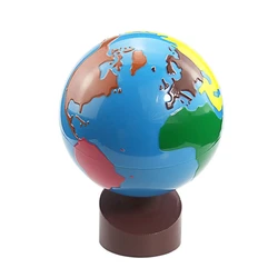 Montessori Earth Globe - Colorful Learning & Education Toy (Colorful)