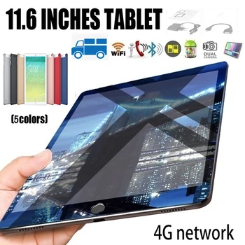 

[Hot Sale]Tablet PC 11.6 Inches Large 2560x1600 IPS Screen Dual SIM 4G Phone Tablet PC Mic WIFI Andriod 8.1 6GB+128GB
