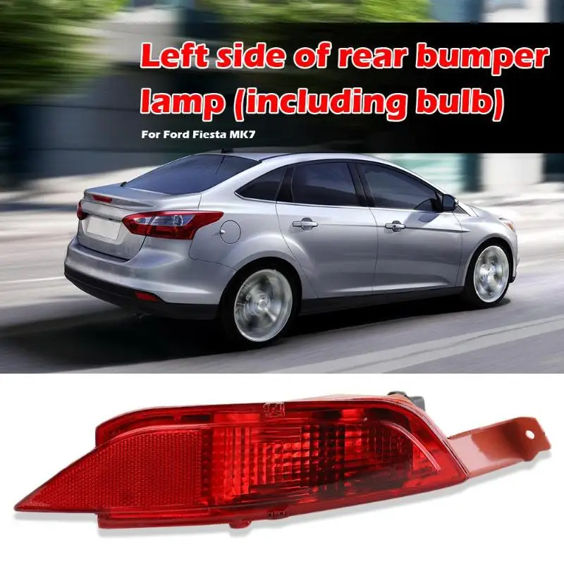 Прочный задний нижний бампер противотуманный светильник для Ford Fiesta Mk7 2009-2012 задний левый нижний бампер противотуманная фара с лампочкой