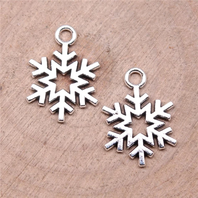 Snowflake Charms, Jewelry Findings