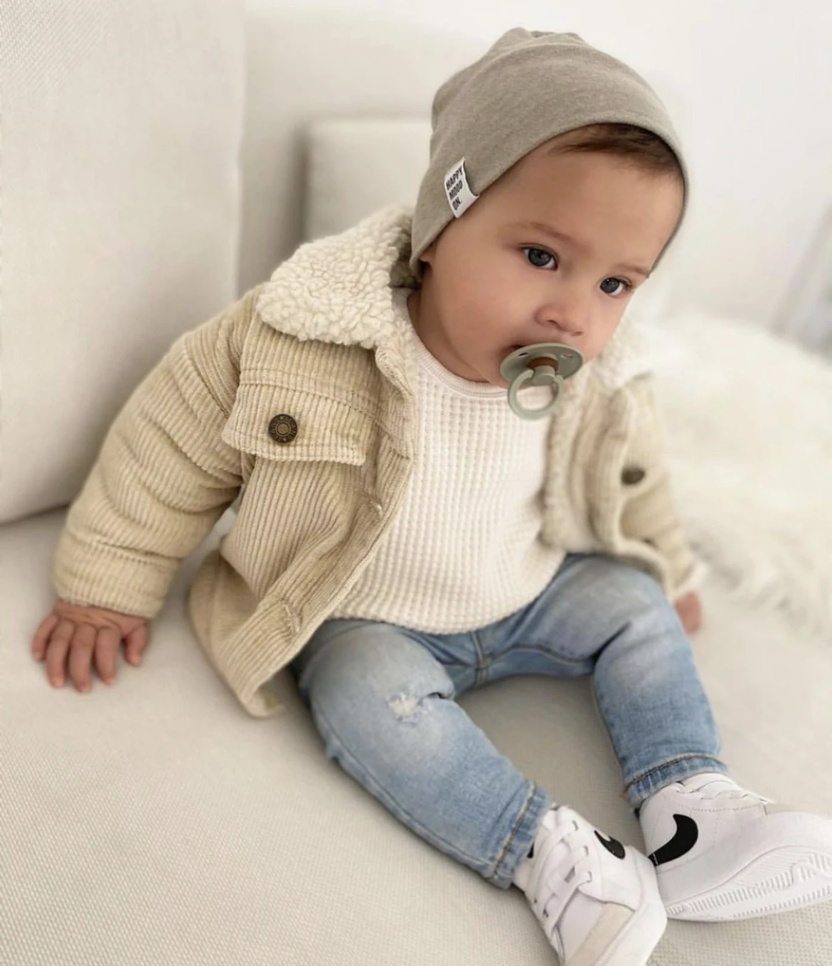 Fashion Baby Girl Boy Winter Jacket Corduroy Fur Thick Infant Toddler Child Warm Coat Baby Outwear High Quality Clothes 1-5Y