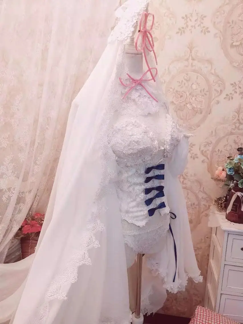 [Customized] Аниме: жизнь в другом мире от Zero Rem великолепное свадебное платье Косплей