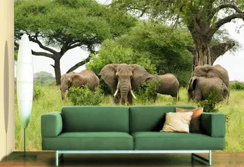 

[Self-Adhesive] 3D Elephant Under The Tree 794 Wall Paper mural Wall Print Decal Wall Murals