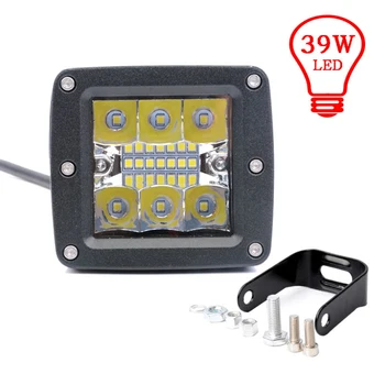 

Car LED Light 39W LED Work Light Bar Combo White & Amber Driving Lamp Car Interior Light Offroad SUV UTV 4WD LED Trunk Light