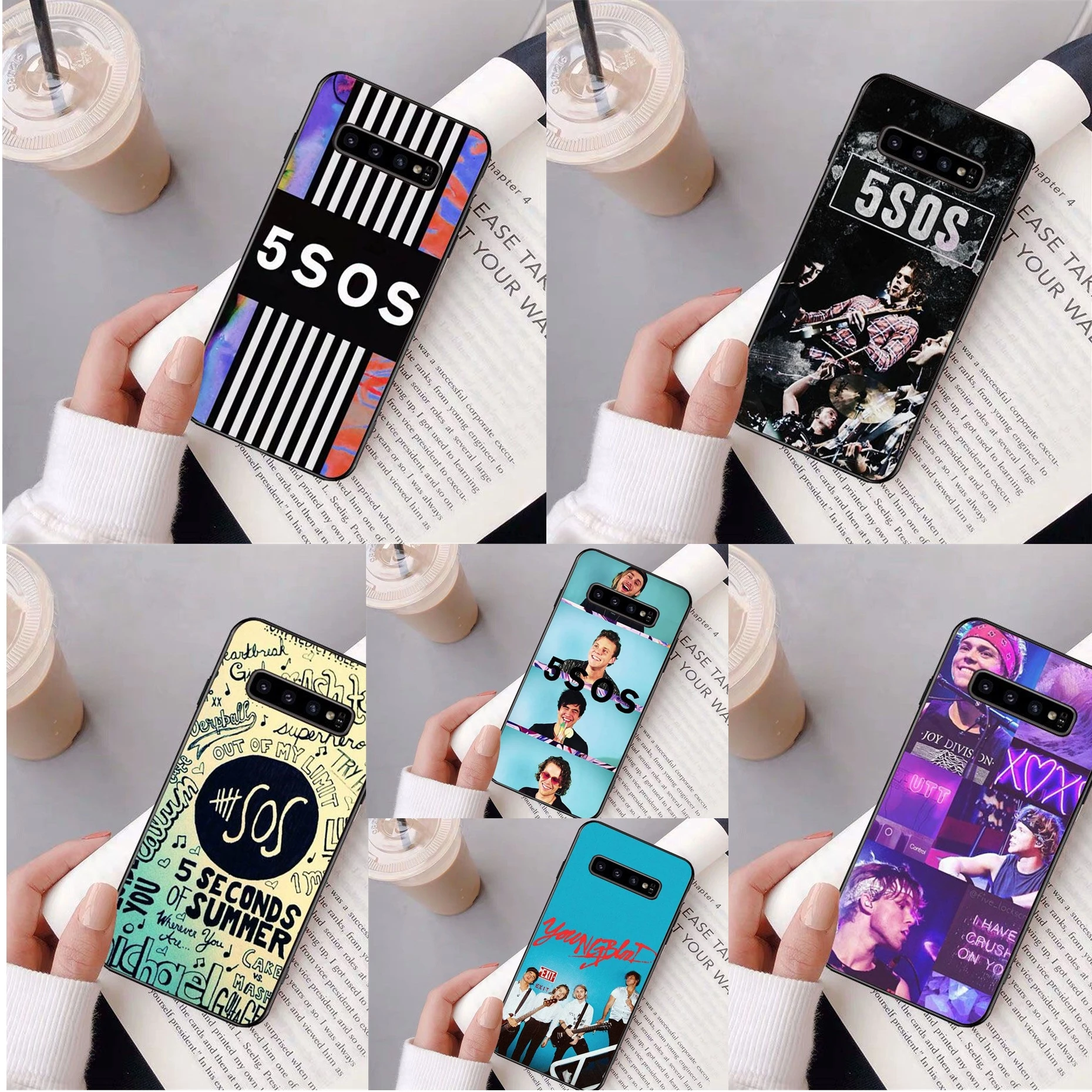 5Sos YOUNGBLOOD 5 секунд лета фото мягкий чехол для телефона Samsung S10 E S9 plus S6 edge S7edge S8plus |