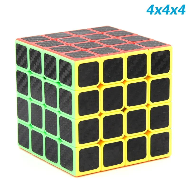 ShengShou Легенда углеродного волокна Стикеры 2x2x2 3x3x3, 4x4x4, 5x5x5, волшебный куб, набор 2x2/oneplus 3/OnePlus x 3 4x4 5x5 скоростная головоломка, развивающие игрушки - Цвет: 4x4x4