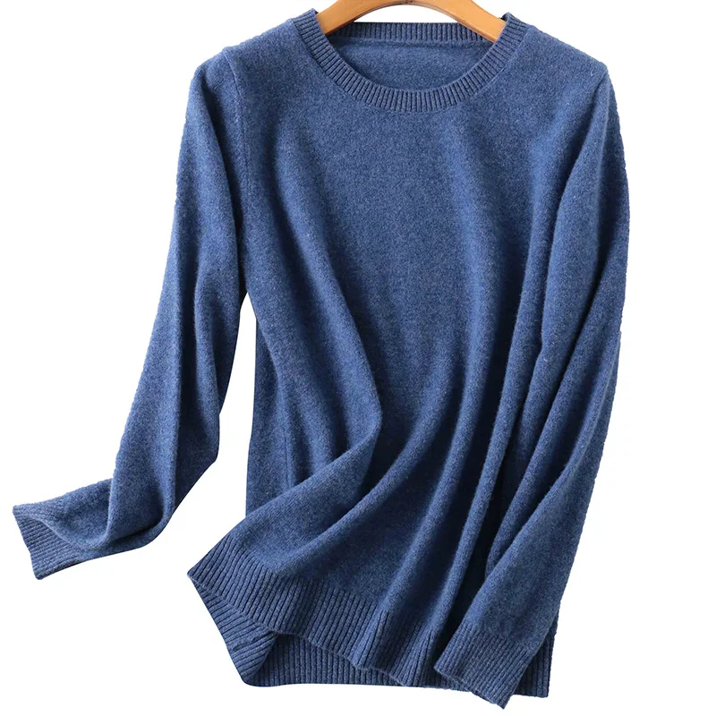 100% Merino Wool Cashmere Sweater Women 2020