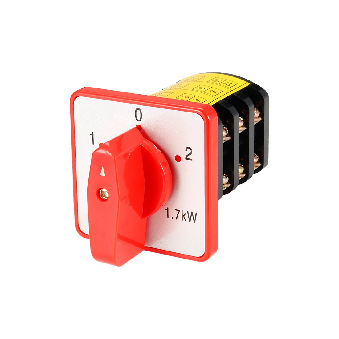 Changeover Switch Rotary Selector 2 Position Cam Switch 8 Terminals Latching
