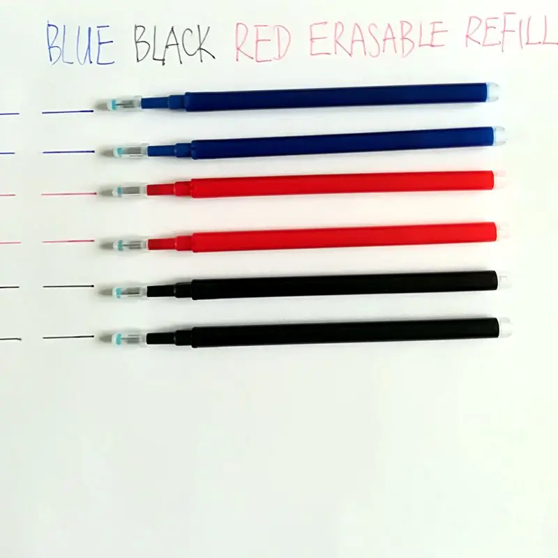 Frixion Pen Erasable Gel Pen Blue Red Black Ink 0.7mm Erasable Pen Refill Rod Friction Pen School Stationery Office Writing Tool