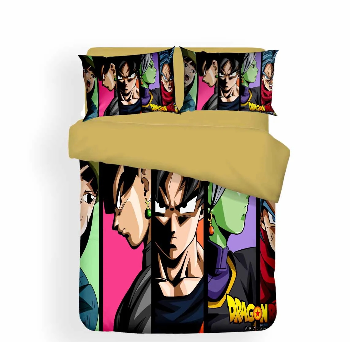Новые корейские носки из хлопка, хлопковые Dragon Ball Z Комплект постельного белья наволочка близнец полный queen King Размеры для мальчиков и девочек, Комплект постельного белья 2/3 шт. набор пододеяльников