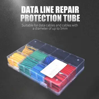 

Boxed Durable Cable Duct Insulated Sleeve Tubes Heat Shrink Tubing Insulation Tools Worker Spare Parts Industrial DIY