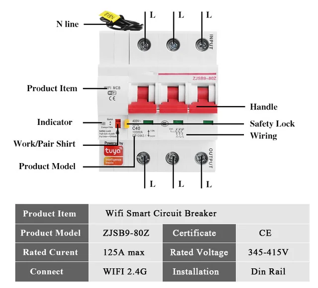 Automate connecté scanner compact Zigbee Compteur d'électricité GPRS -  UDALBA.CL