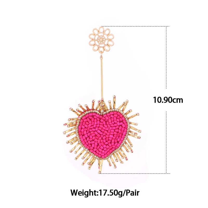 INS 2019 Blue Parrot Tassel Earrings for Women Crystal Bird Drop Earrings Long Fringed Dangle Earrings Wedding Jewelry Evil Eye Rhinestone Statement Earrings Gift for Mon Wife Friends Christmas Party Birthday Size